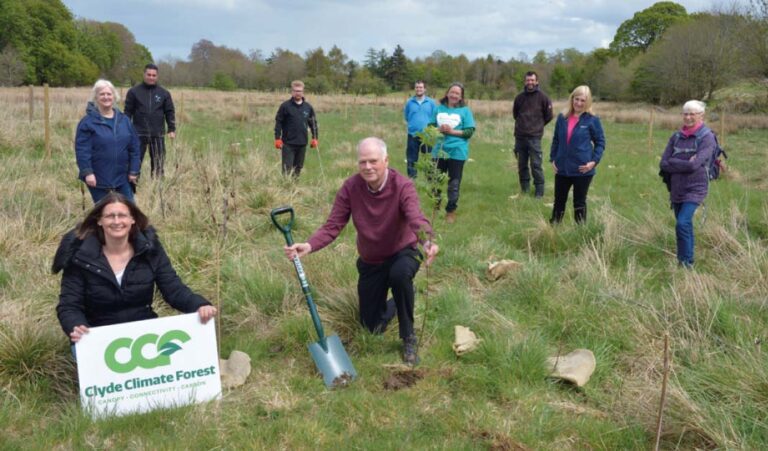 Clyde Climate Forest Project, Chryston, North Lanarkshire